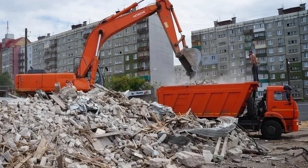 Профессиональный вывоз строительного мусора в Брянске в октябре