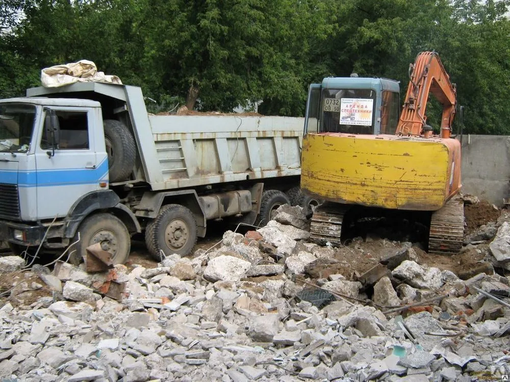 Вывоз бетонного боя и утилизация в Брянске в октябре